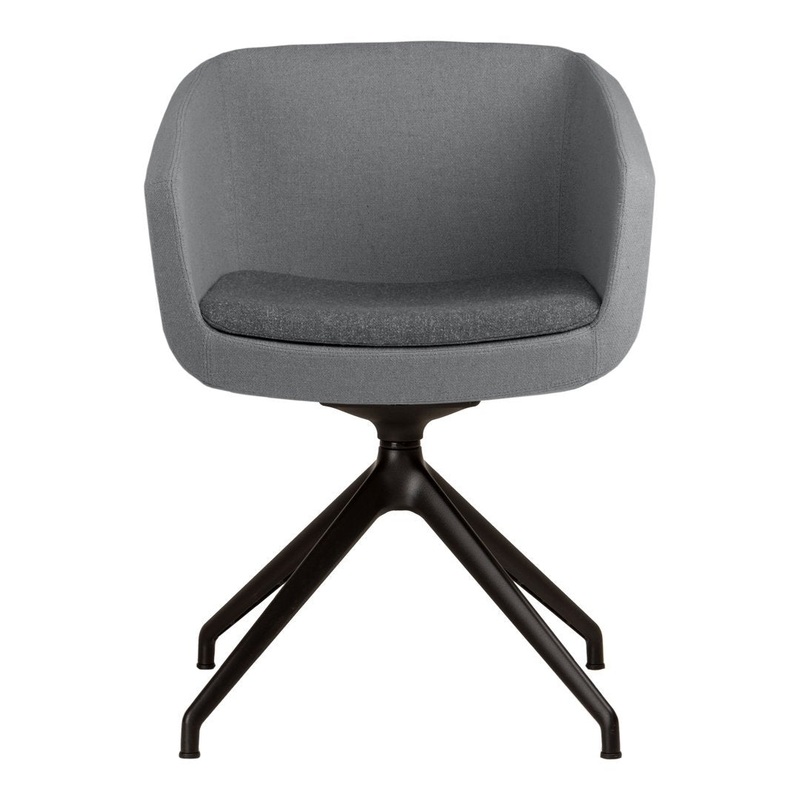 Arca 5098 Small Armchair – 4-Star – Polished Aluminum Base