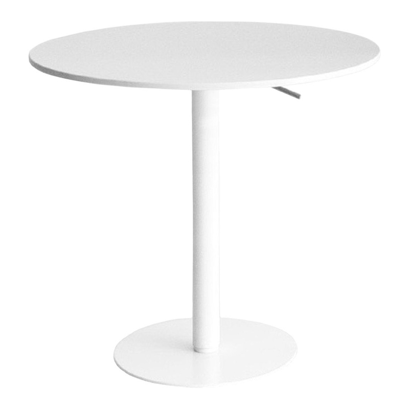 Brio Circular Side Table w/ Gas-Lift (23.6″ Dia)