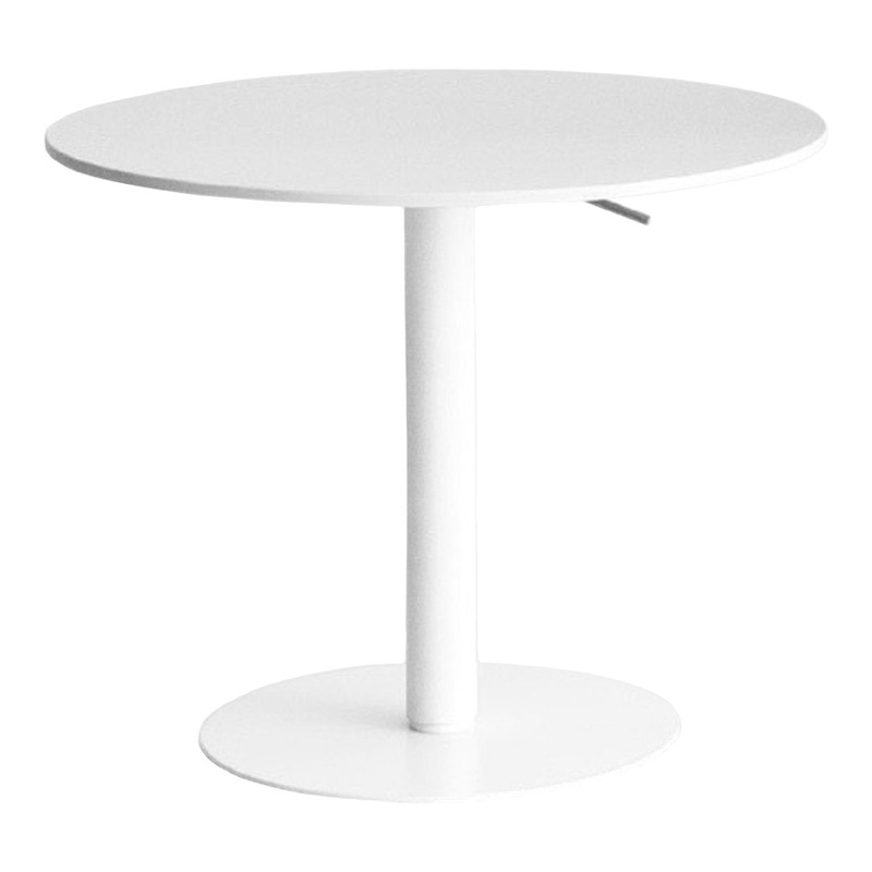 Brio Circular Side Table w/ Gas-Lift (27.6″ Dia)