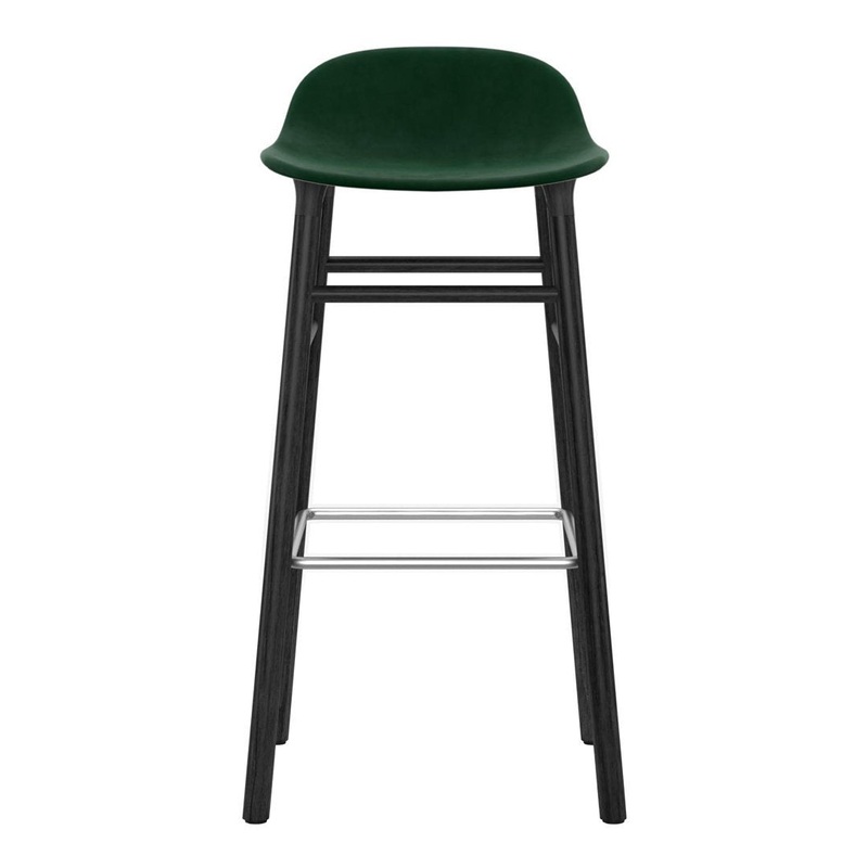 Form Bar Stool – Wood Legs – Upholstered
