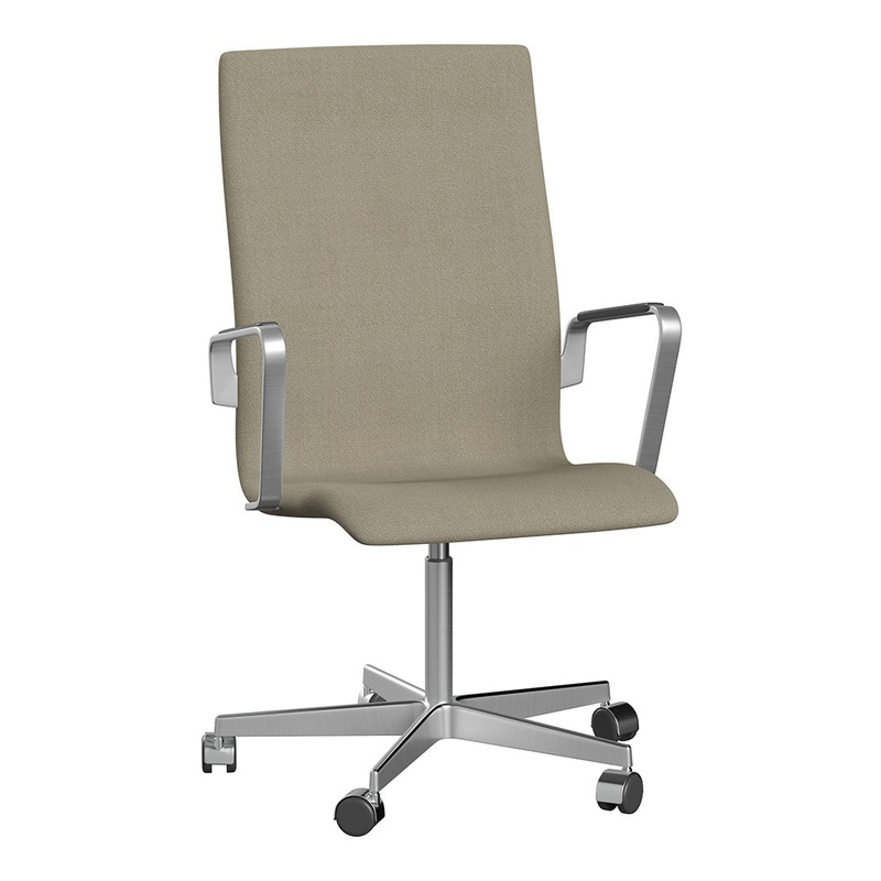Oxford Medium Back Office Armchair – 5 Star Base & Casters w/ Return