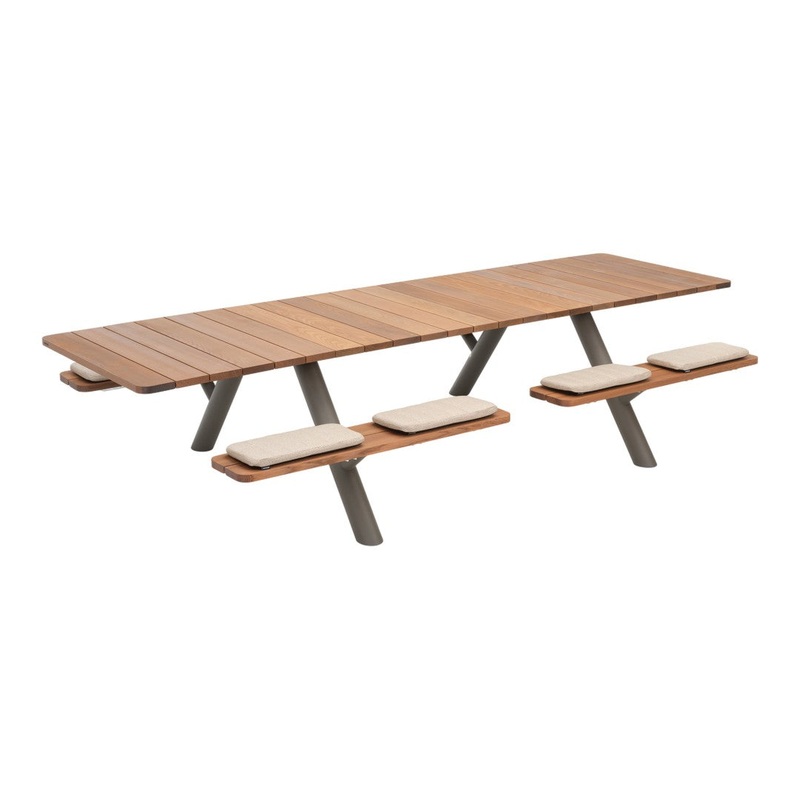 Panigiri Picnic Table Black (RAL 9005)