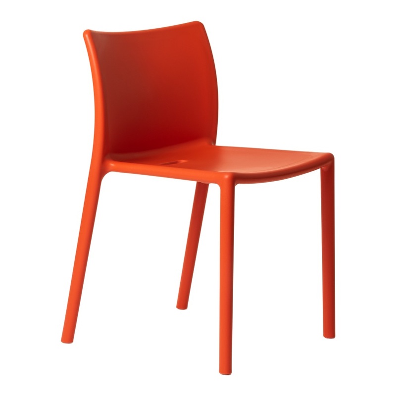 Air Outdoor Side Chair – Stackable Orange 1086C