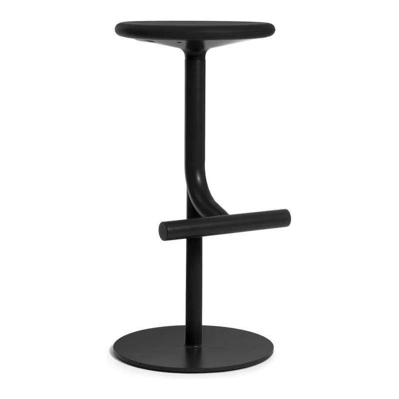 Tibu Adjustable Barstool – Swivel Black