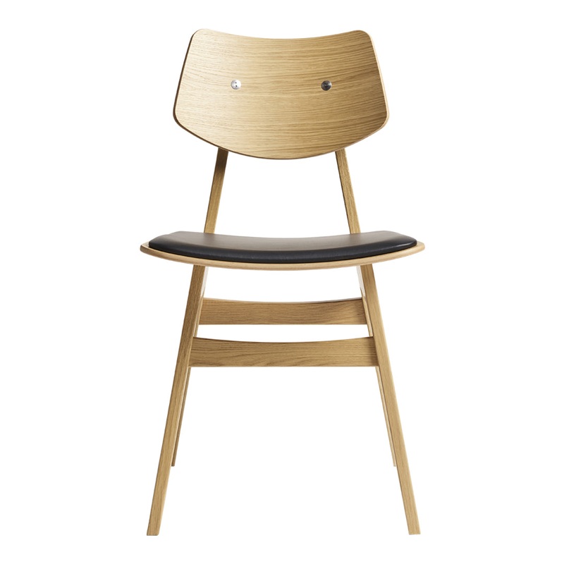 1960 Wood Side Chair – Seat Upholstered