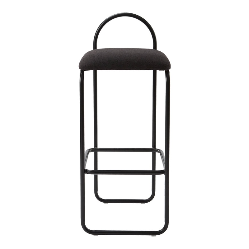Angui Bar Chair Anthracite Boucl