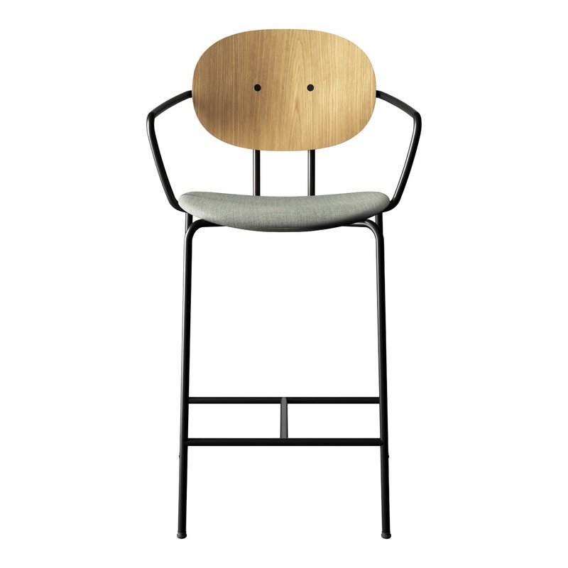 Piet Hein Counter Chair w/ Armrest – Seat Upholstered
