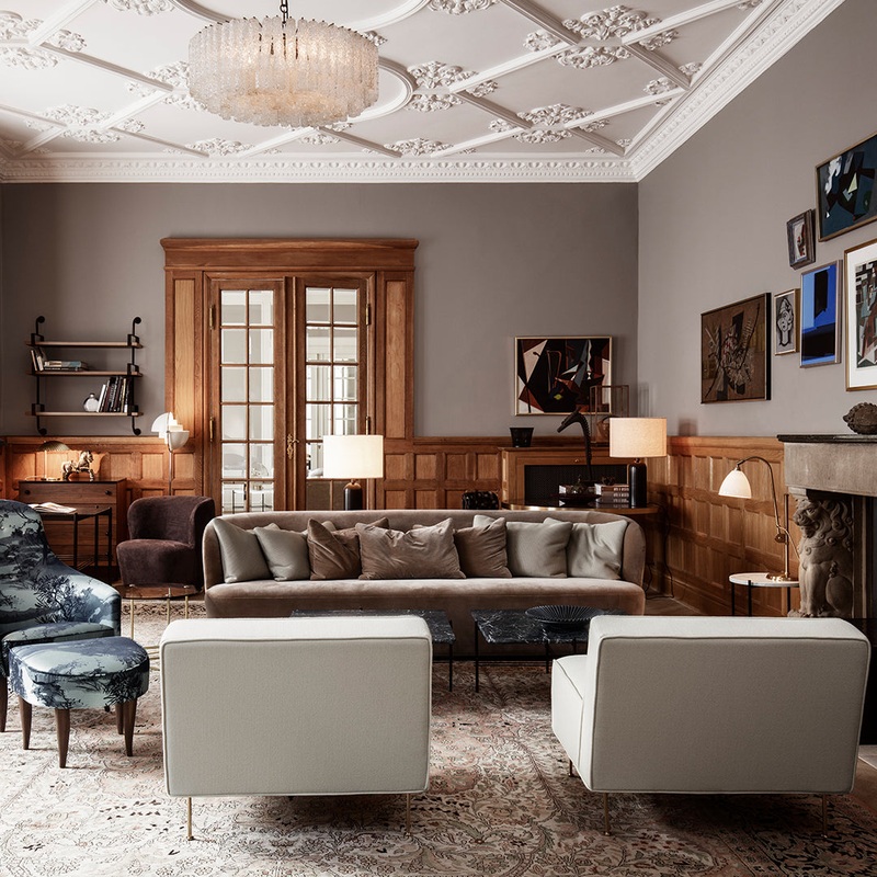 Stay Sofa – Wood Base – Medium