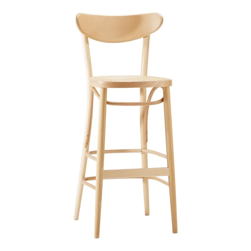 Banana Barstool – Cane Seat