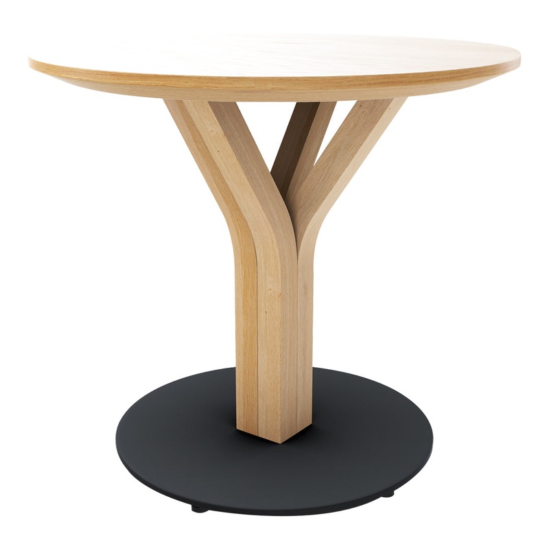 Bloom Central Side Table 275 – Circle – Oak