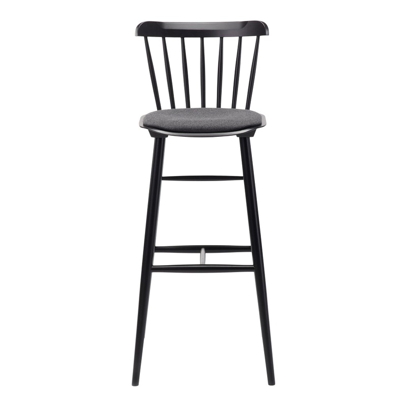 Ironica Barstool – Seat Upholstered – Beech Frame