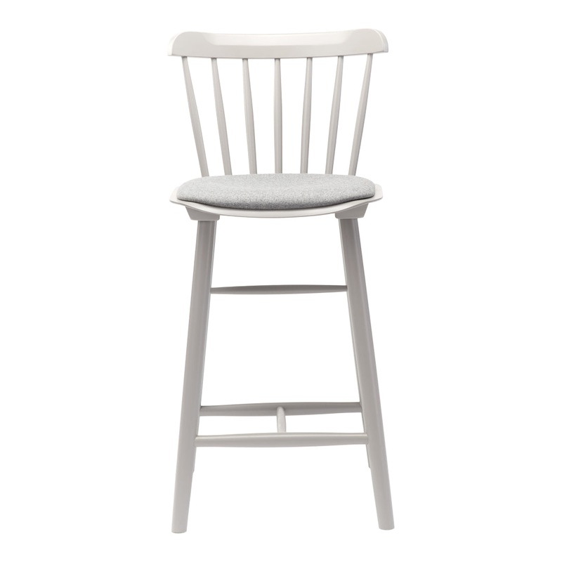 Ironica Counter Stool – Seat Upholstered – Oak Frame