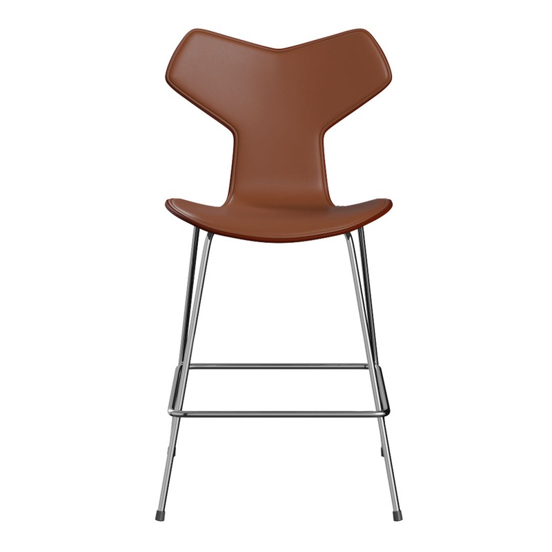 Grand Prix Counter Chair 3138 – Lacquered – Front Upholstered