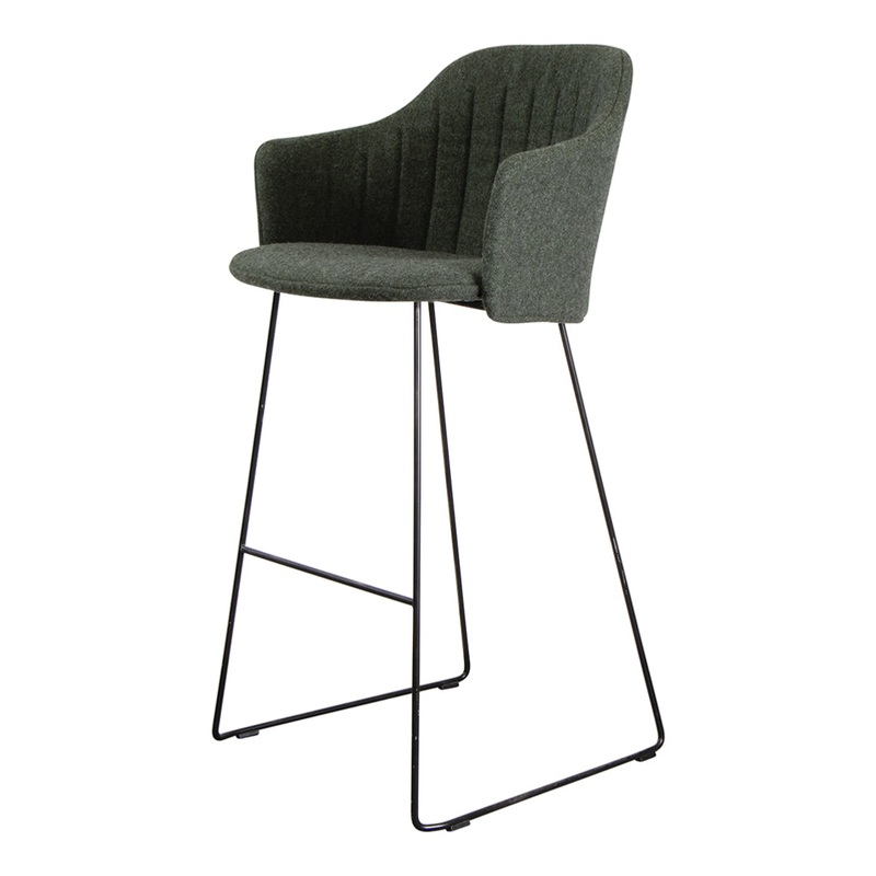 Choice Bar Chair – Sled Base – w/ Back and Seat Cushion