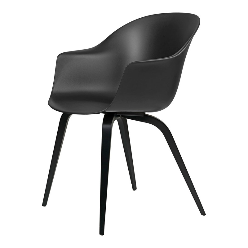 Bat Dining Armchair – Wood Base