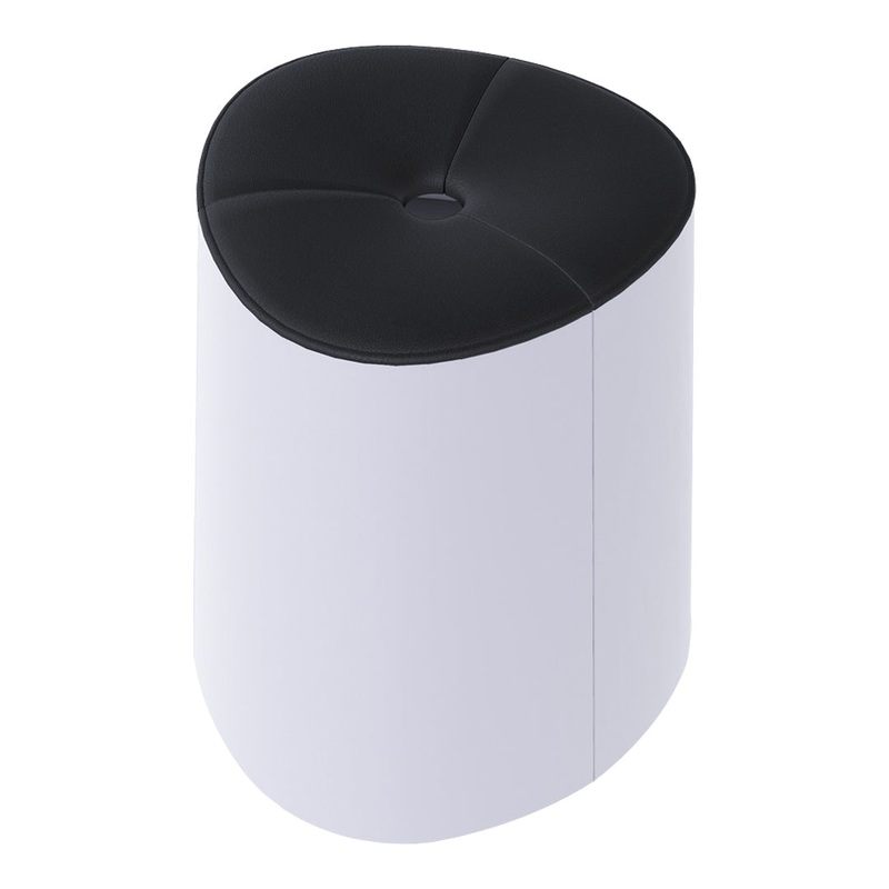 P.O.V. Stool – Upholstered – Beech Color Frame – Stackable