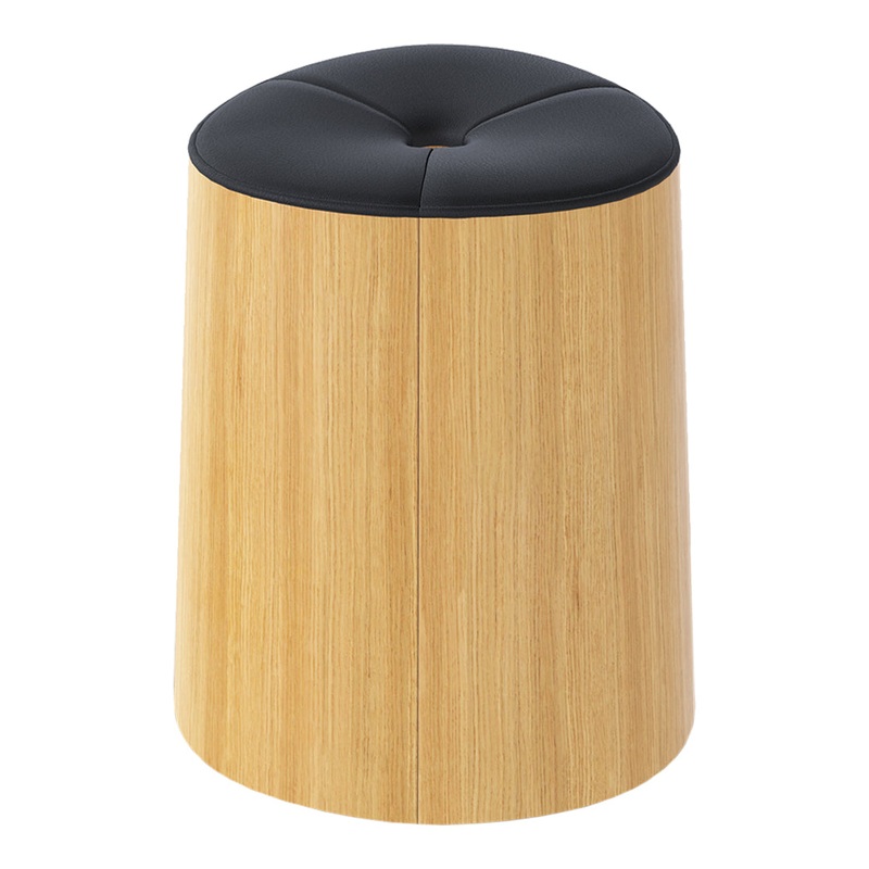 P.O.V. Stool – Upholstered – Oak Frame – Stackable