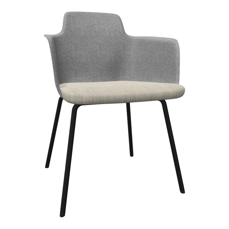 Tono Armchair – Upholstered Seat – 4-Legs
