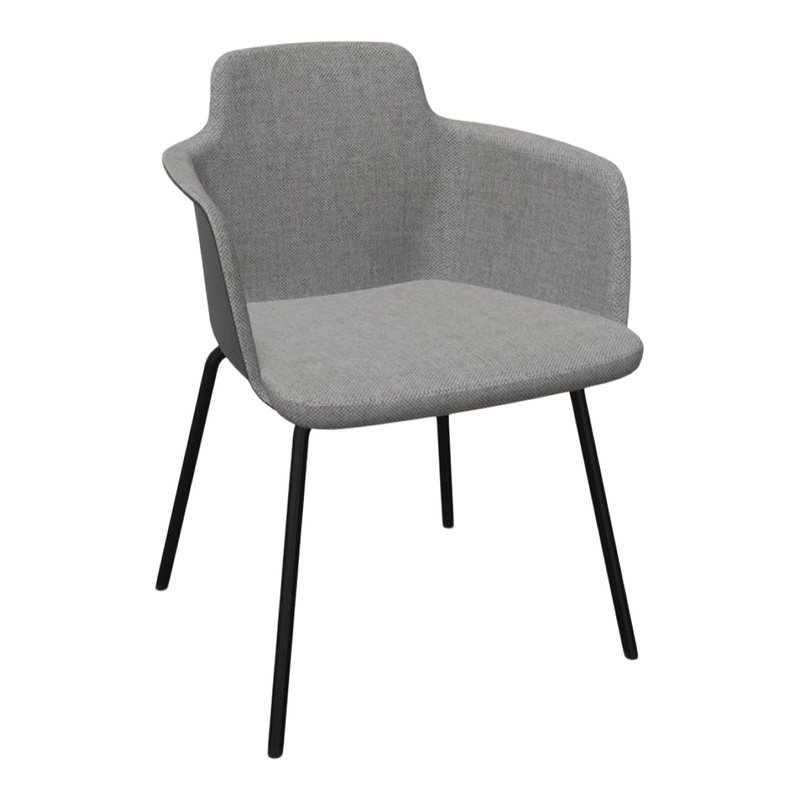 Tono Armchair – Upholstered Seat & Back – 4-Legs