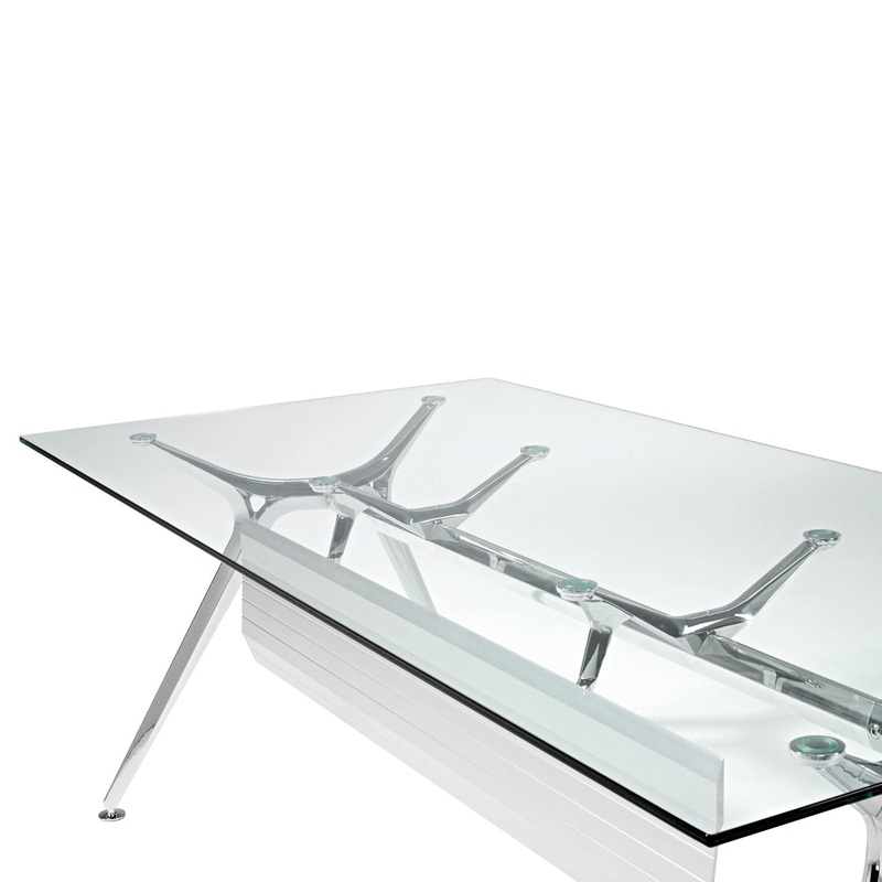 Arkitek Rectangular Desk – Laminate or Glass Top