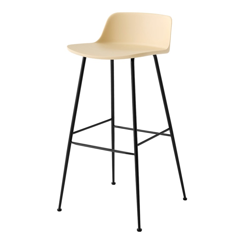 Rely HW86 Low Back Bar Stool – Tube Base