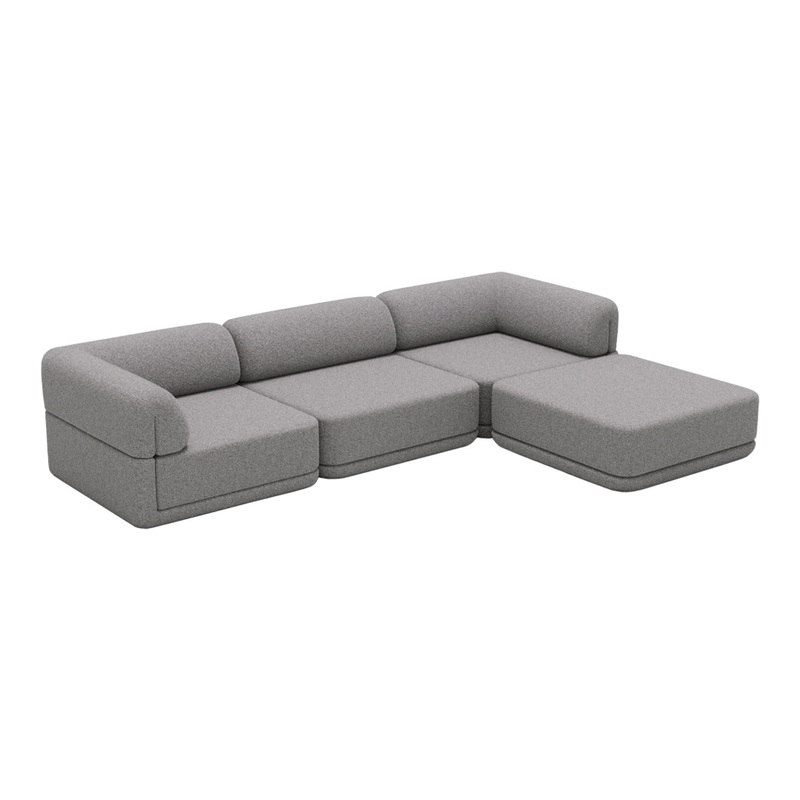 Cube Modular Sofa – Lounge w/ Ottoman Setup