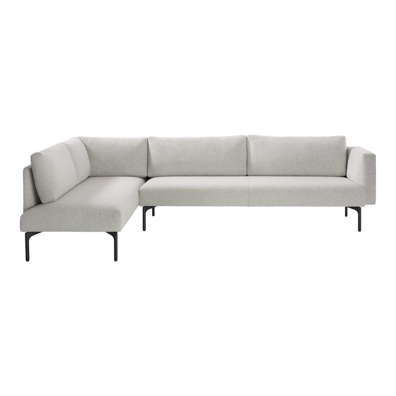Arris Sofa – L-Shaped w/ Wide Arms (120.1″ W)