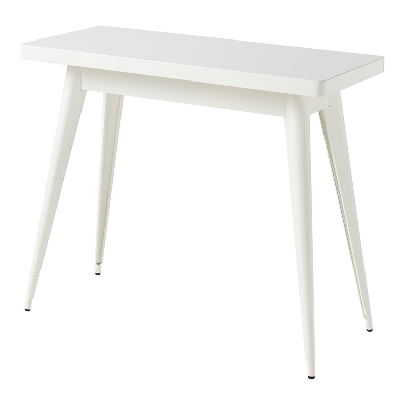 55 Console Table – Rectangle Pure White – Tolix