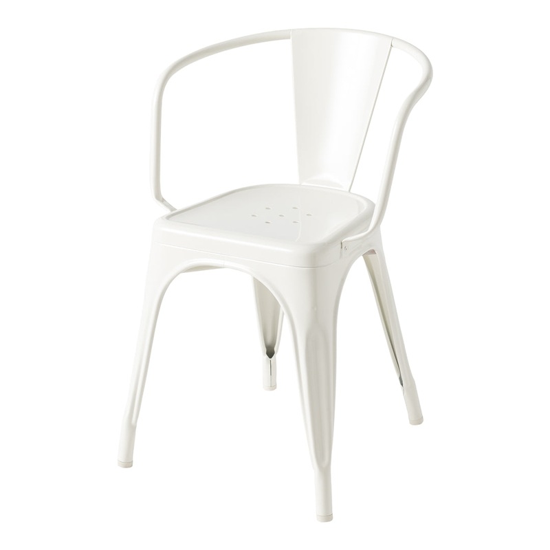 A56 Armchair – Stackable Pure White – Tolix