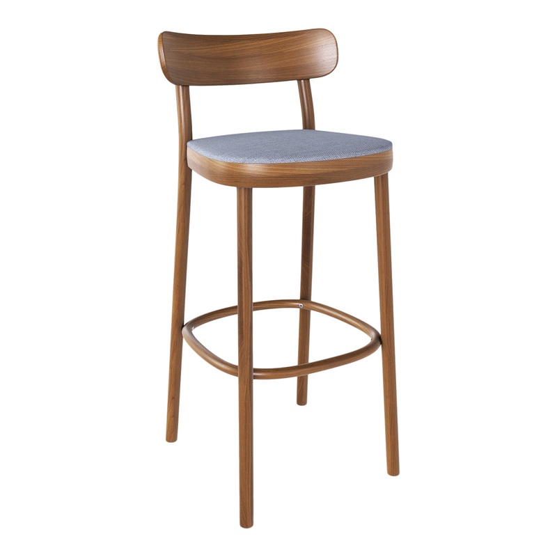La Zitta Counter Stool – Seat Upholstered – Beech Frame