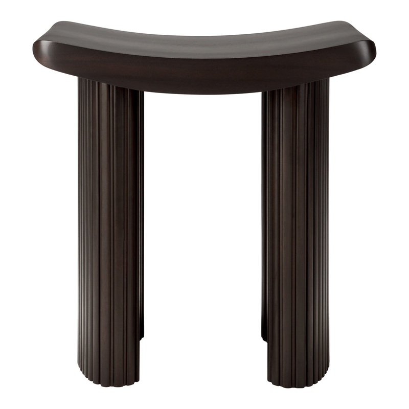 Roller Max Stool Dark Brown Mahagany