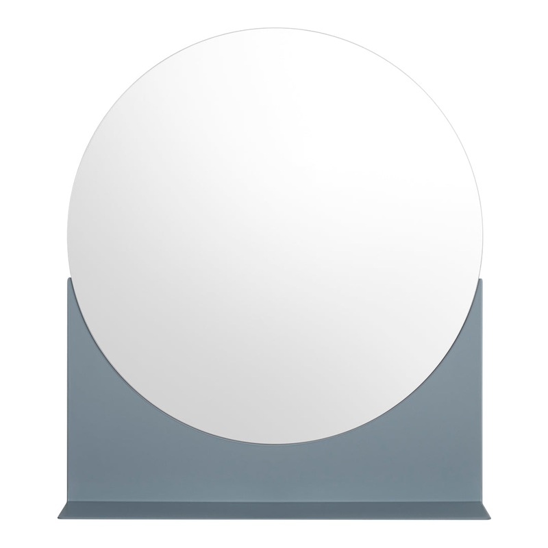 Glance Mirror Grey Blue