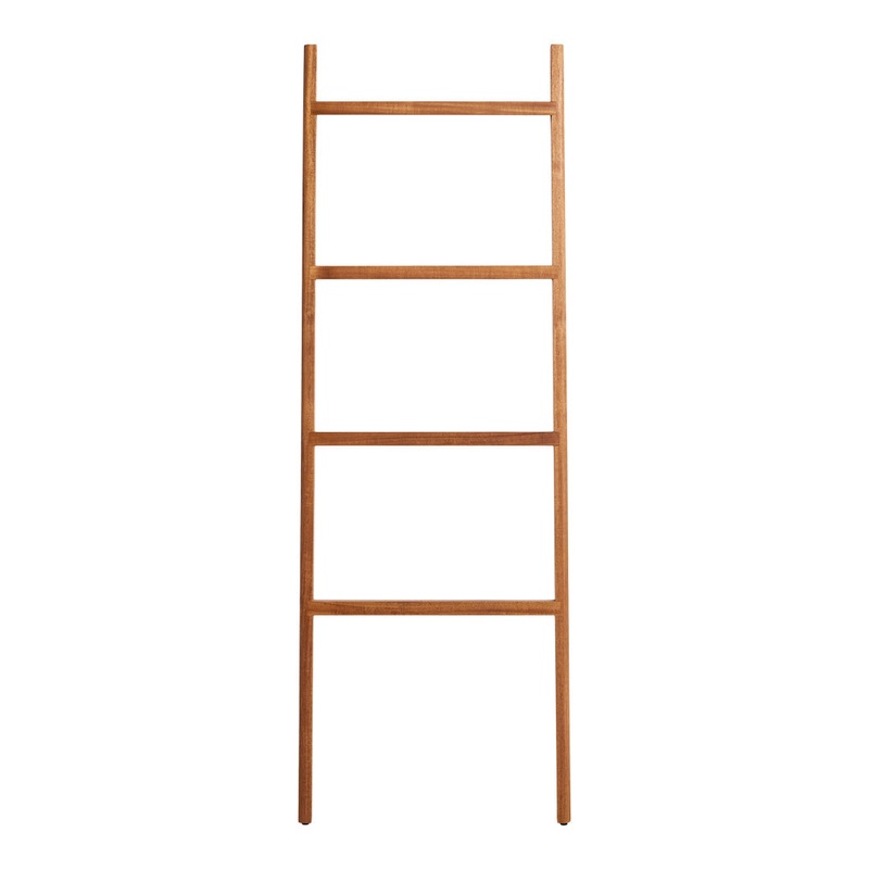 Woodsy Storage Ladder Black Stained Acacia