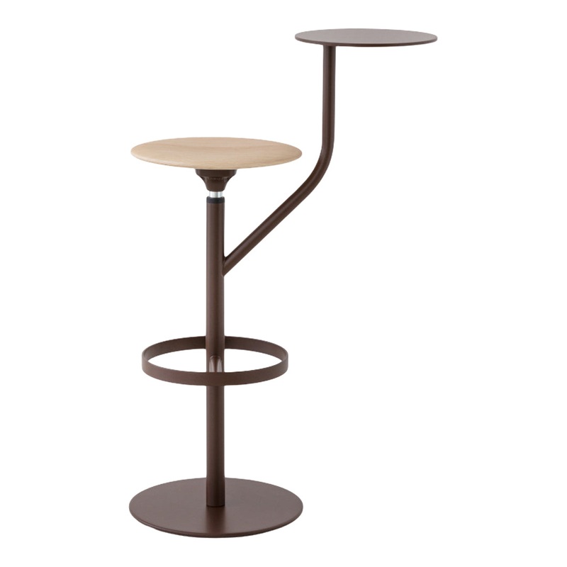 Aaron Swivel Bar Stool w/ Footrest