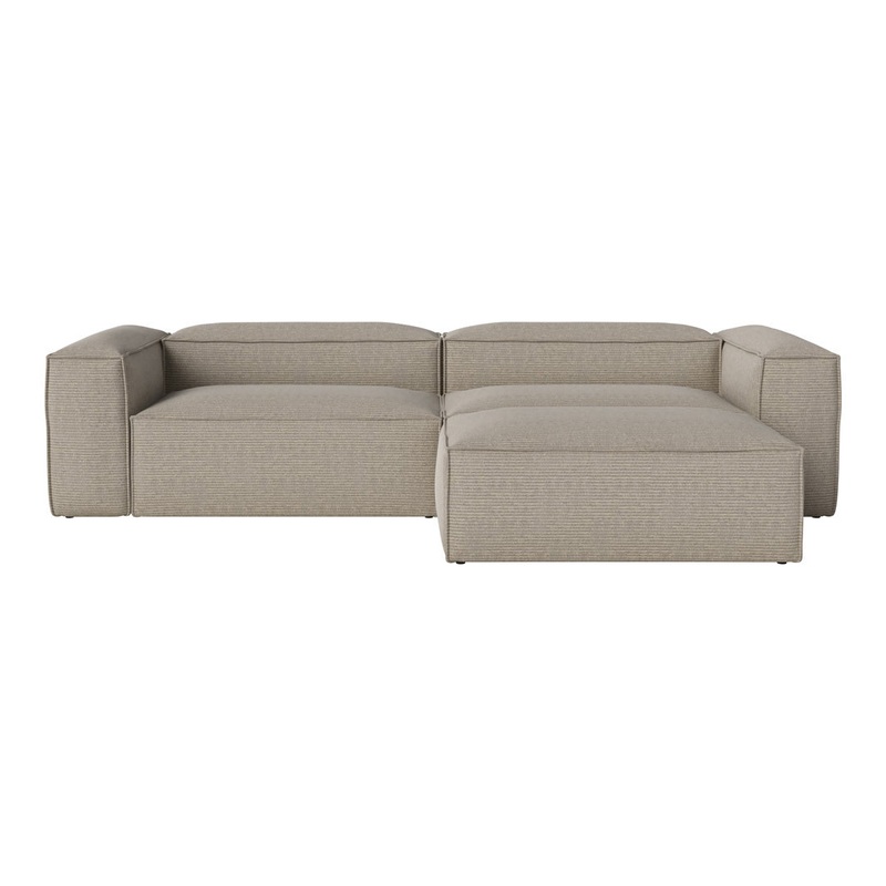 Cosima 2-Seater Sofa – Large w/ Pouf