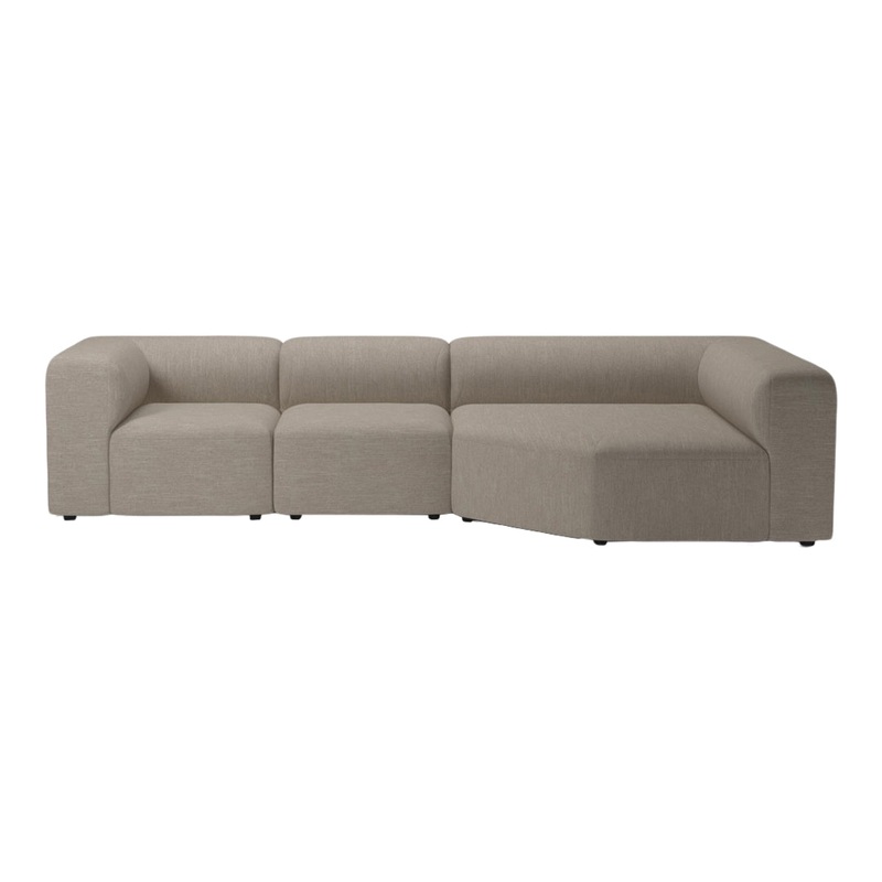 Angle 3-Seater Sofa w/ Large Corner