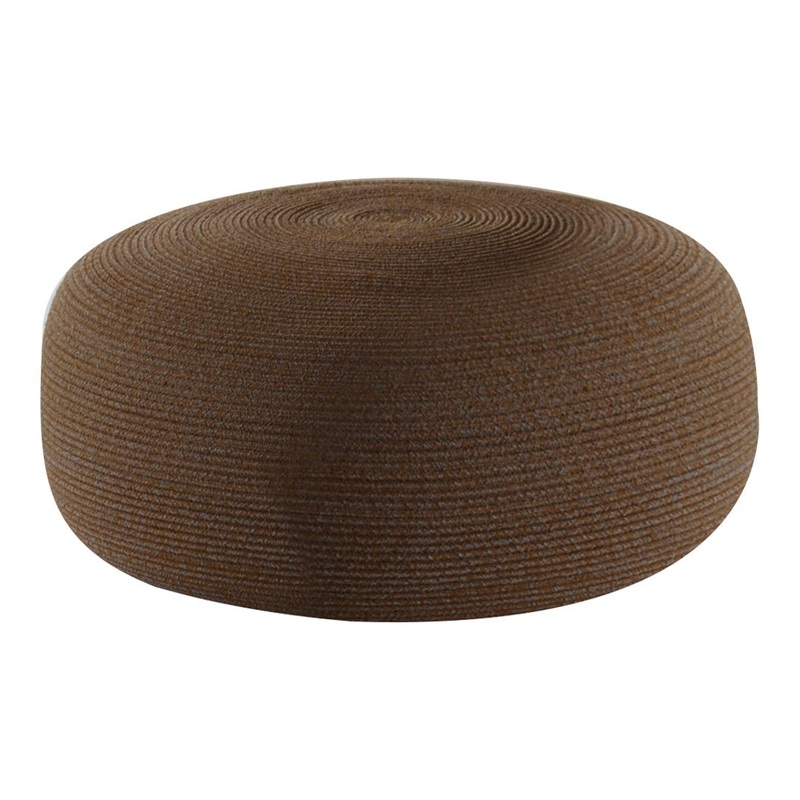 Circle Footstool – Round Cane-line Soft Rope – Taupe – SR (QS)
