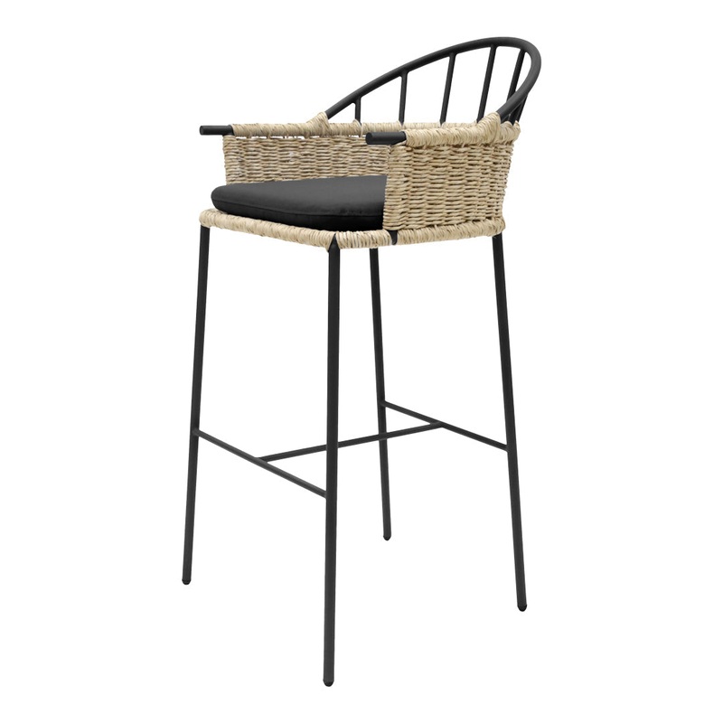1730 Outdoor Barstool w/ Cushion