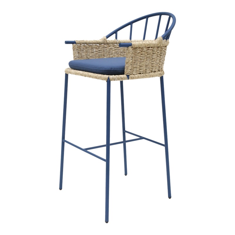 1730 Outdoor Counter Stool w/ Cushion