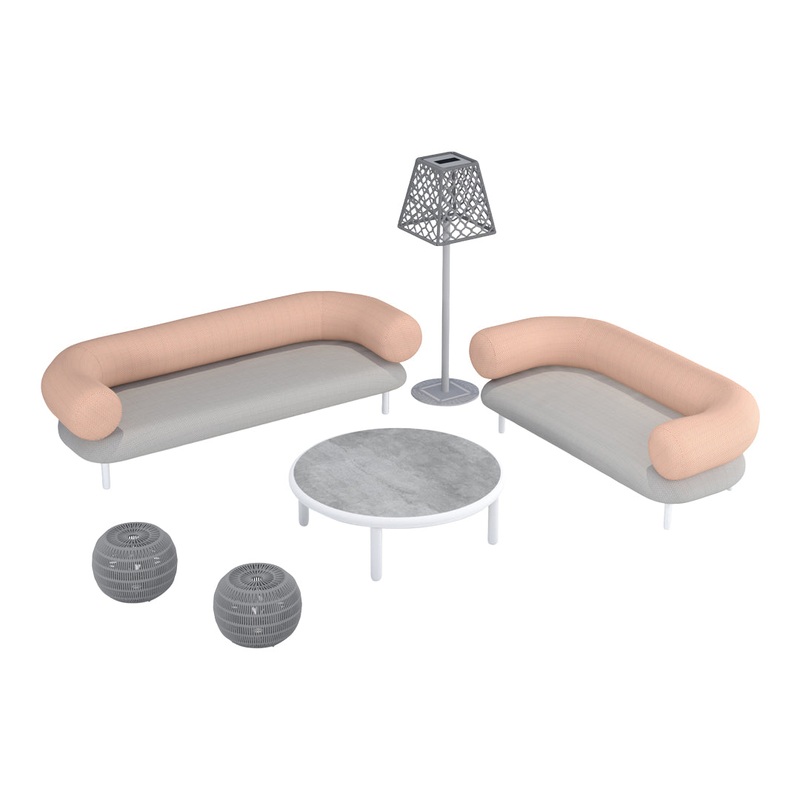 Big Roll Outdoor Three-Seater Sofa