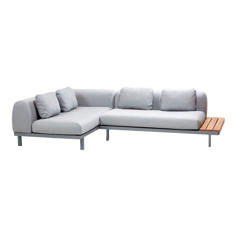 Space Pre-configured Sofa – Setup 2 Cane-line Airtouch – Light Grey