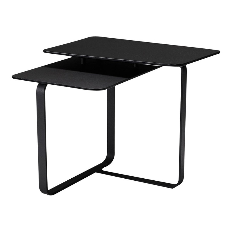 Root Side Table – Double Top Black