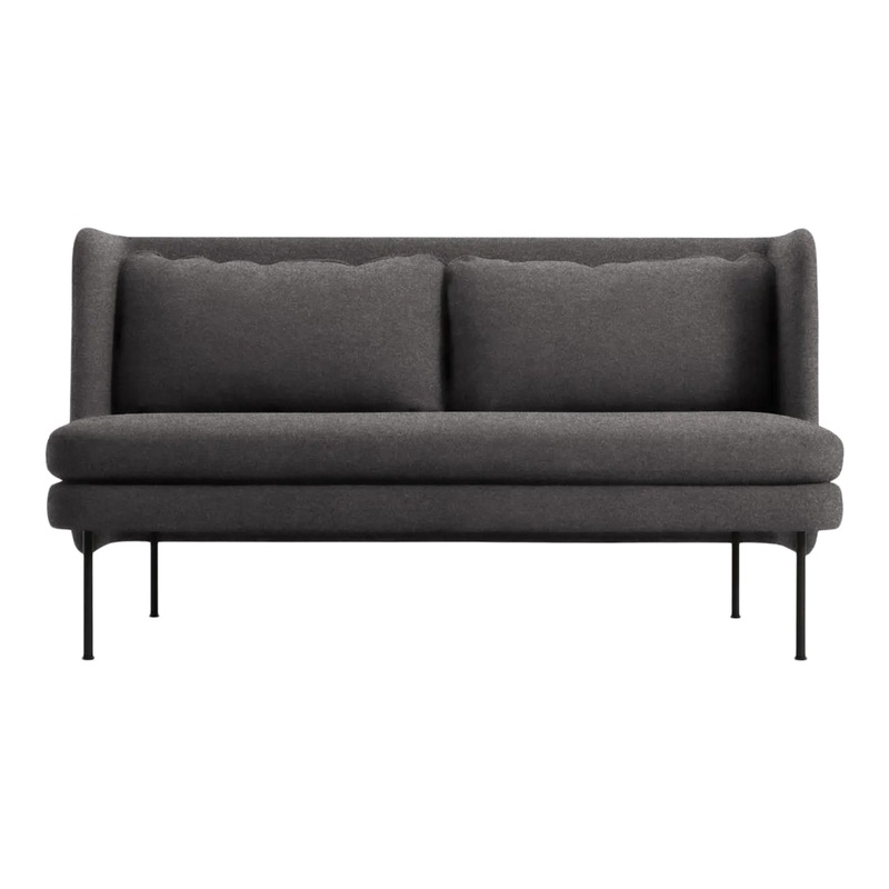 Bloke 60″ Sofa with Arms Gabro Grey