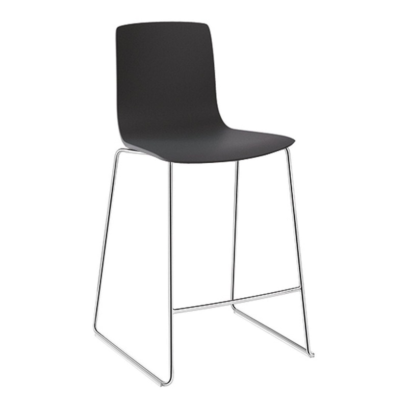 Aava Stool  Steel Base