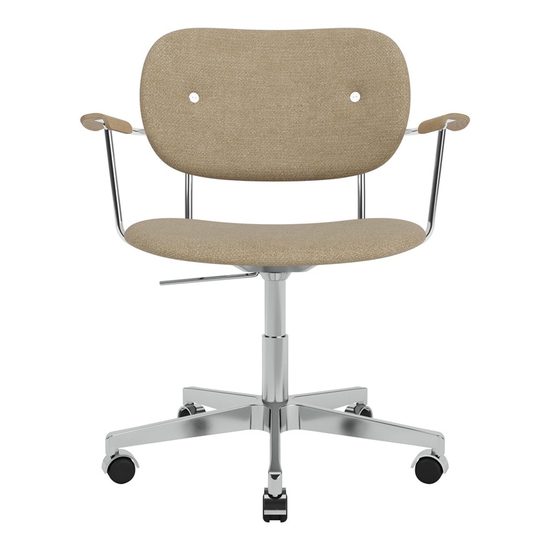 Co Office Armchair – Fully Upholstered – Swivel Base w/ Casters