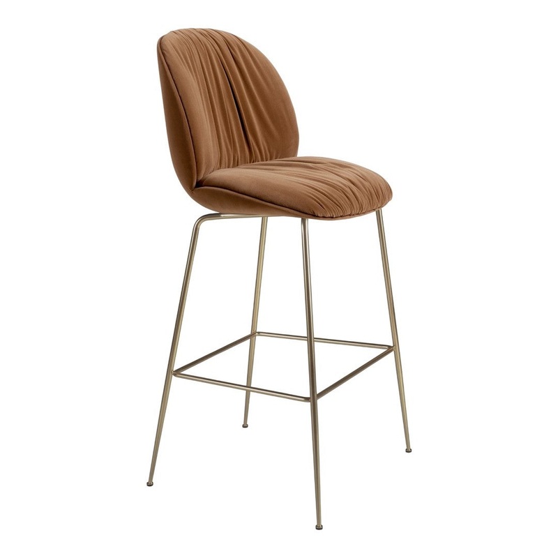 Beetle Soft Bar Chair – Conic Base – Fully Upholstered