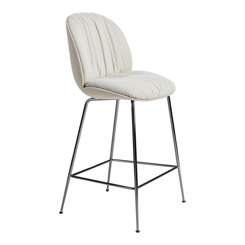 Beetle Soft Counter Chair – Conic Base – Fully Upholstered