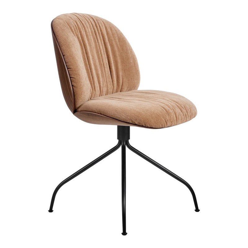 Beetle Soft Meeting Chair – Swivel Base – Front Upholstered – Veneer Shell
