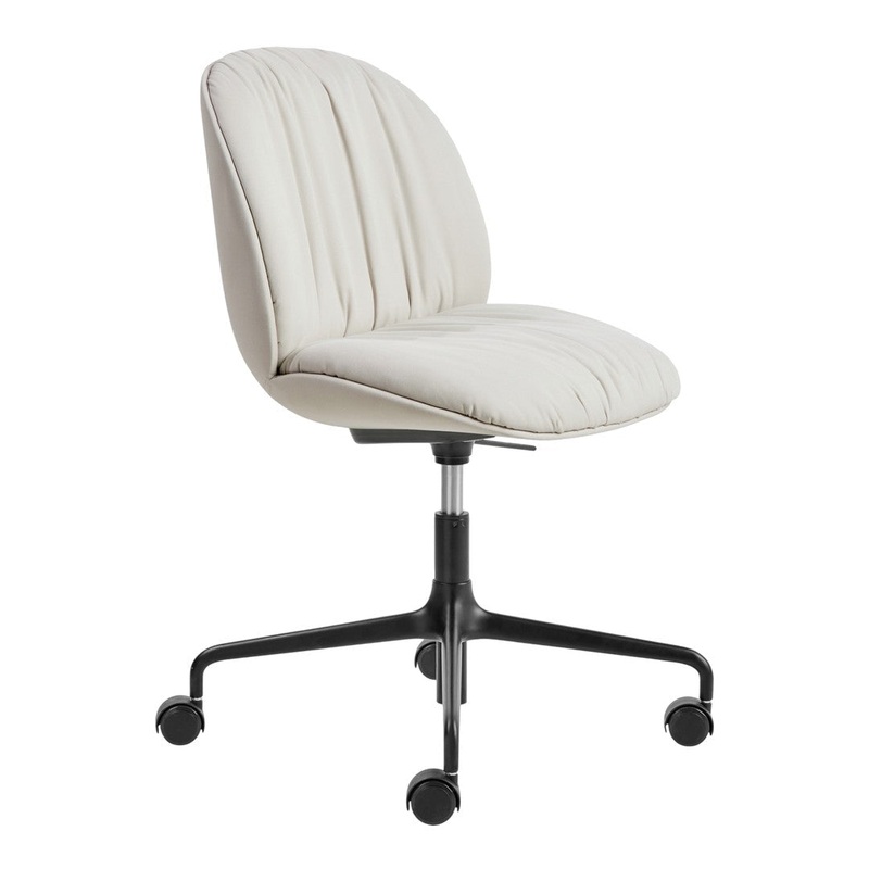 Beetle Soft Meeting Chair – 4-Star Base w/ Casters – Height Adjustable – Fully Upholstered