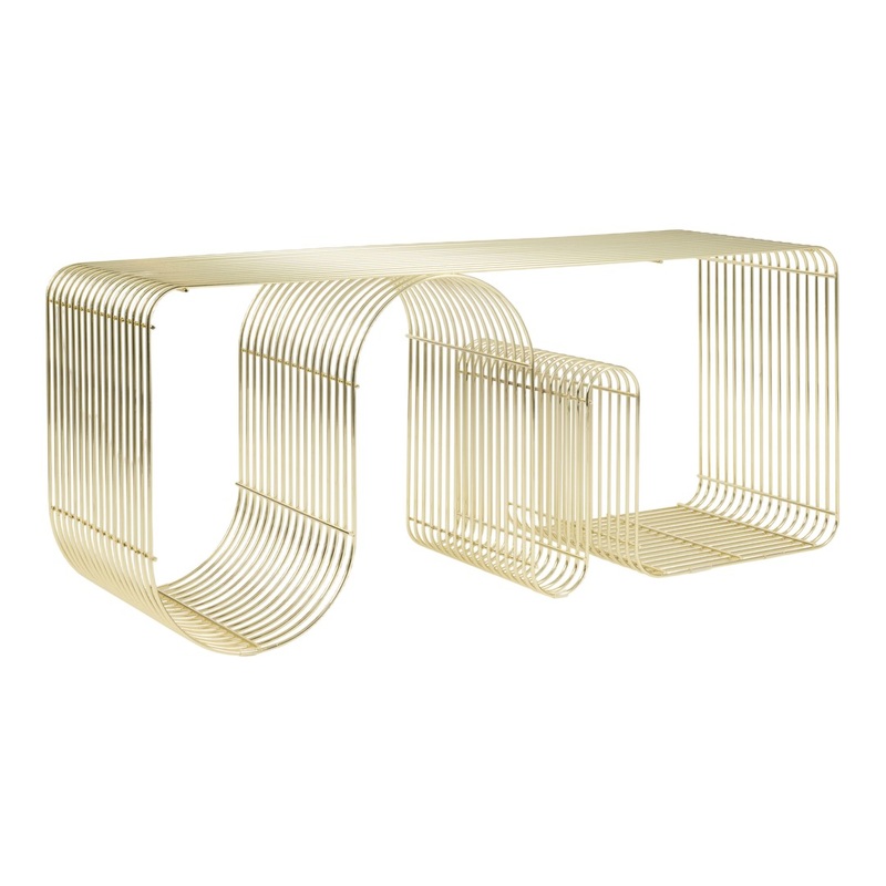 Curva Bench Gold